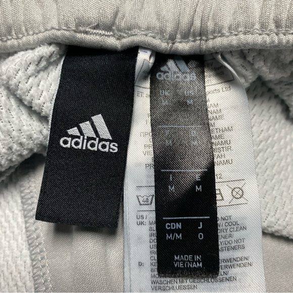 Adidas Sweatp Men’s Size Medium gray Fleece Drawstring - Picture 6 of 6